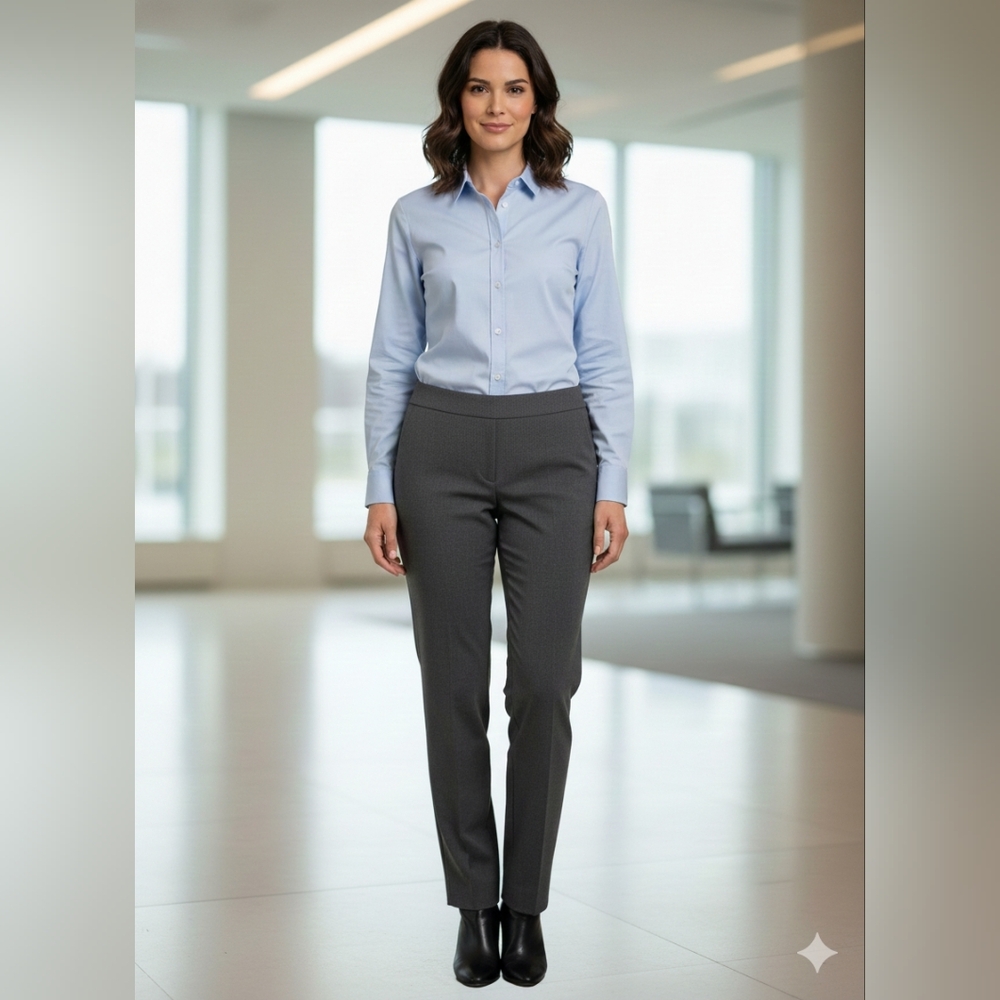 Women's Ann Taylor Factory Dress Pants - Gray Size 6 - Excellent Condition